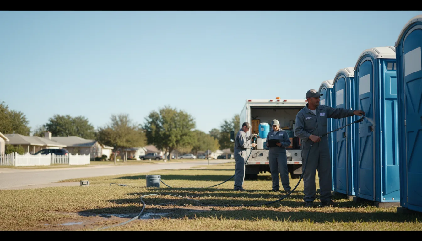 Long-Term Portable Toilet Rental in Sparland, IL near me
